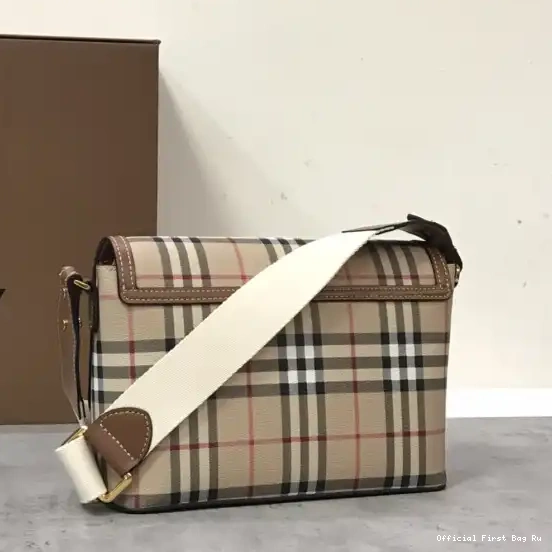 Official First Bag Ru BURBERRY Crossbody Note Bag-25-8.5-18cm 0521